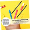 Mikinona 50pcs Portable Lip Brush Lightweight Makeup Tool Ergonomic Handle for Lip Gloss Applicator for Daily Use and Professional Beauty Salons view 4