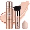AirBrush Foundation Spray, Liquid Foundation Makeup Set, Full-Coverage Foundation Mist for Color Correcting,Concealer, Flawless Look, Matte Finish,Include Brush and Sponge,2.28oz (#2 Natural) view 1