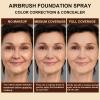 AirBrush Foundation Spray, Liquid Foundation Makeup Set, Full-Coverage Foundation Mist for Color Correcting,Concealer, Flawless Look, Matte Finish,Include Brush and Sponge,2.28oz (#2 Natural) view 4
