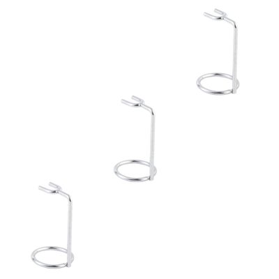DOITOOL 3pcs Double Safety and Shaving Brush Stand Heavy-duty Holder for Air Drying Fits Models Random Pattern Design
