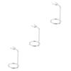 DOITOOL 3pcs Double Safety and Shaving Brush Stand Heavy-duty Holder for Air Drying Fits Models Random Pattern Design view 1