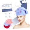 DOITOOL 9pcs Quick Drying Hair Towel Absorbent Microfiber Hair Wrap for Fast Drying Soft Non- Shower Cap Light Light for Daily Use Travel view 2