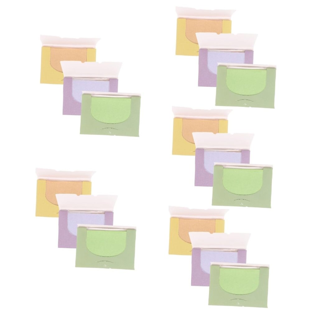 minkissy 5sets Oil Absorbent Paper Face Blotting Sheets Oil Control Tissue for Oily Skin