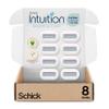 Schick Intuition Refill, Razor Blades with Organic Aloe for Women Sensitive Skin | 8 Count (Pack of 1) & Schick Hydro Silk Touch-Up Exfoliating Dermaplaning Tool view 2