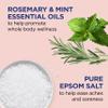 Dr Teal's Pure Epsom Salt Soak, Wellness Therapy with Rosemary & Mint & Foaming Bath with Pure Epsom Salt, Relax & Relief with Eucalyptus & Spearmint, 34 fl oz (Pack of 4) (Packaging May Vary) view 4