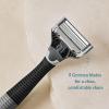 Harry's Razor Blades Refills - Razors for Men - 10 count & Shaving Razors for Men includes 3 Razor Blade Refills (Charcoal) view 3