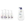 Dove Foaming Hand Wash Lavender & Rice Milk Pack of 4 Protects Skin & Body Wash with Pump Deep Moisture For Dry Skin Moisturizing Skin Cleanser view 1