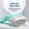 Schick Intuition Refill, Razor Blades with Organic Aloe for Women Sensitive Skin | 8 Count (Pack of 1) & uition Razors for Women with Sensitive Skin view 4