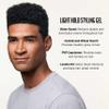 AMERICAN CREW Men's Hair Gel, Light Hold & Firm Hold, Non-Flaking Styling Gel, 13.1 & 3.3 Fl Oz view 3