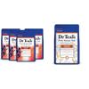 Dr Teal's Pure Epsom Salt Soak, Wellness Therapy with Rosemary & Mint, 3 lbs (Pack of 4) (Packaging May Vary) & Pure Epsom Salt, Soothe & Comfort with Oat Milk & Argan Oil, 3lbs (Packaging May Vary) view 1