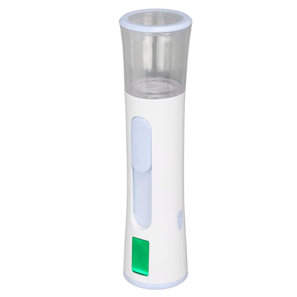 Portable Mini Face Mist Handy Sprayer with Double Hole Spray, 30ml High Volume, Ultra Fine Mist Spray, Handheld Design, Battery Powered, for Skin Care, (Blue)