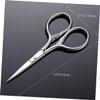 DOITOOL 6pcs Stainless Steel Beard Scissors for Men Precision Trimming Shears for Facial Hair Silver Design for Grooming Barbershops and Home Use view 2