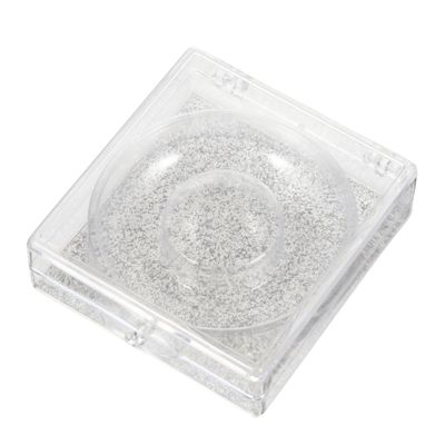 Gogogmee 6pcs Eyelash Storage Box High Transparent Lash Case with Shiny Base Cards Portable and Stylish False Lashes Holder for Easy Organization and Display
