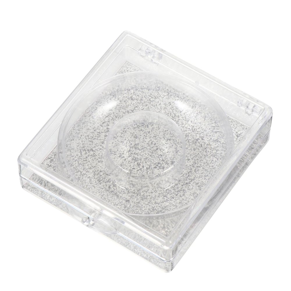 Gogogmee 6pcs Eyelash Storage Box High Transparent Lash Case with Shiny Base Cards Portable and Stylish False Lashes Holder for Easy Organization and Display