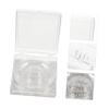 Gogogmee 6pcs Eyelash Storage Box High Transparent Lash Case with Shiny Base Cards Portable and Stylish False Lashes Holder for Easy Organization and Display view 3