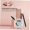 Gogogmee 6pcs Eyelash Storage Box High Transparent Lash Case with Shiny Base Cards Portable and Stylish False Lashes Holder for Easy Organization and Display view 4