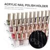 MERRYHAPY Nail Polish Storage Organizer Acrylic Holder Display Stand Nail Polish Case Cosmetics Storage Rack view 4