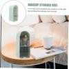 MERRYHAPY Plastic Makeup Storage Box for Dressing Table Durable Organizer for Cosmetics and Brushes Practical Lipstick Holder for Women and Girls Green Design for Easy Access and Cleanliness view 3