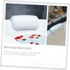 MERRYHAPY Bath Pillow with Strong Suction Cups Soft Non-Slip Headrest for Bathtub Relaxation Ergonomic Design for Neck and Back Support for Use view 3