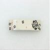 Faship Premium Rhinestone Crystal Beige Cellulose Acetate Rose Floral Art Deco Hair Claws Clips view 2