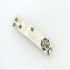 Faship Premium Rhinestone Crystal Beige Cellulose Acetate Rose Floral Art Deco Hair Claws Clips view 4