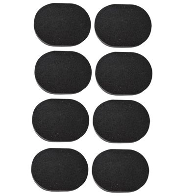 Mikinona 8pcs Bamboo Charcoal Facial Sponges for Deep Cleansing Makeup Removal and Oil Control Soft Facial Cleaning Sponges for Healthy Skin Care