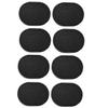 Mikinona 8pcs Bamboo Charcoal Facial Sponges for Deep Cleansing Makeup Removal and Oil Control Soft Facial Cleaning Sponges for Healthy Skin Care view 1