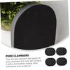 Mikinona 8pcs Bamboo Charcoal Facial Sponges for Deep Cleansing Makeup Removal and Oil Control Soft Facial Cleaning Sponges for Healthy Skin Care view 3