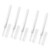 MERRYHAPY 5pcs Transparent Silicone Lip Brush Portable Makeup Applicator for Even Lip Color Skin-friendly Material for Women Easy to Carry and Clean view 1