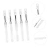 MERRYHAPY 5pcs Transparent Silicone Lip Brush Portable Makeup Applicator for Even Lip Color Skin-friendly Material for Women Easy to Carry and Clean view 2