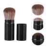 Beatifufu Powder Brush Liquid Blush Makeup Tool Red Concealer Blush Brush Retractable Cosmetic Brush Christmas Makeup Supplies Portable Blush Brush With Cover Highlighter Fiber Wool Miss view 3