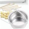 STOBOK Wax Heater Inner Pot Wax Warming Pot Empty Hair Removal Aluminum Bowl Safe Handle view 2
