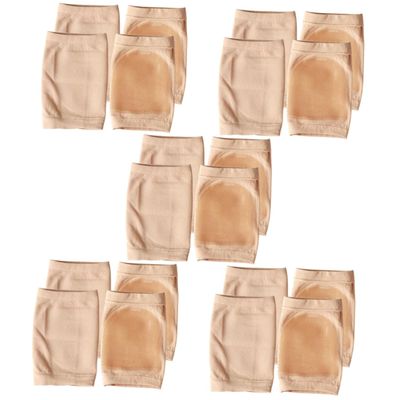 Gatuida 10pairs Gel Heel Cups and Ankle Support Sleeves for Moisturizing and Comfort Prevent Cracked Heels and Swelling for Sports and -standing Use