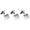 STOBOK 6pcs Stainless Steel Nail Art Palette Ring Professional Mixing Tool for Nail Design Easy to Clean and Wipe and DIY Art for Foundations Lipsticks Pigments view 1