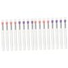 FRCOLOR 16pcs Lip Mask Applicators and Eyeshadow Brushes with Covers Transparent Handle Design for Effortless Lip and Eye Makeup Application view 1