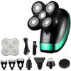 EKHOU Head Shavers for Bald Men, 5-in-1 Shaver Electric 5D Rechargeable Head Shaver Waterproof Rotary Razor Beard Nose Hair Trimmer Electric Shaver for Men view 1