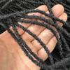 RAYIIS Fuax Locs Crochet Hair Super Lightweight Micro Locs 4 Pack Sister Locks Crochet Hair Synthetic braids Hair Extensions (#1, 18 inches) view 2