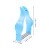 FOMIYES Face Hair Remover Spring Manual Epilator for Women Men, Stainless Steel Spring Hair Remover Threading Tool for Facial, Chin, Upper Lip, Mustache Blue view 4