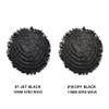 Afro Kinky Curly Toupee for Black Men Full Poly Human Hair Units African American Durable Black Mens Hair System Brazilian Hair Wig Afro Wavy8"X10"#1B Off Black-14mm Wave view 4