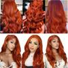 Kiss darling LASHES Raw Body Wave Tape in Human Hair Extensions 40pcs 100g #350 Ginger Orange Color Natural PU Skin Weft Invisible Seamless Reusable Tape in Hair Extensions 16inch view 2