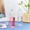 Barydat Squeeze Bottle Twist Top Applicator Empty Hair Oiling Bottle with Funnels Refillable Plastic Liquid Containers for Liquid Hair Oil Shampoo Lotion(8 oz,Clear,12 Pcs) view 4