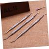 Beatifufu Cuticle Spoon Nail Cleaner Tool Stainless Steel Cuticle Spoon for Men Women Professional Design for Deep Cleaning Portable Lightweight for Home Travel view 3