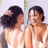 RHEANNA Human Afro Kinky Curly Hair For Twist Braids No Weft Double Drawn Twist Hair Extensions Braiding Afro Kinky Bulk Human Hair For Twist 100g/bundle 22" 22" view 3