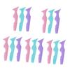 FRCOLOR 15pcs Silicone Eyeliner Stencils and Makeup Tool for Precision Eye Makeup Application Reusable Eyeliner and Mascara Applicator for Looks view 1
