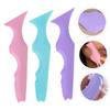 FRCOLOR 15pcs Silicone Eyeliner Stencils and Makeup Tool for Precision Eye Makeup Application Reusable Eyeliner and Mascara Applicator for Looks view 3