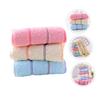 NOLITOY 2sets Cotton Wipes for Face Washing Soft Absorbent Bath Towels Thickened Hand Towels Durable Skin-Friendly 3pcs*2 Random Color view 2
