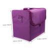 1pc Cosmetic Bag Duffle Bag for Travel Manicure Tools Cosmetics Bag Waterproof Bag Miss Portable, Purple, 29x21cm view 2