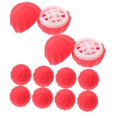 balacoo 10 Pcs Empty Lip Balm Containers Refillable Screw Cap Lip Balm Containers Reusable Plastic Container Twist Tubes for Women, Rosy, A506C5261245LMET5