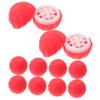 balacoo 10 Pcs Empty Lip Balm Containers Refillable Screw Cap Lip Balm Containers Reusable Plastic Container Twist Tubes for Women, Rosy, A506C5261245LMET5 view 1