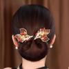 Floral Design Bun Maker and Hair Twister for Long Hair - Non-slip Hair Roller, Wedding Hair Styling Tool for Women and Girls view 2